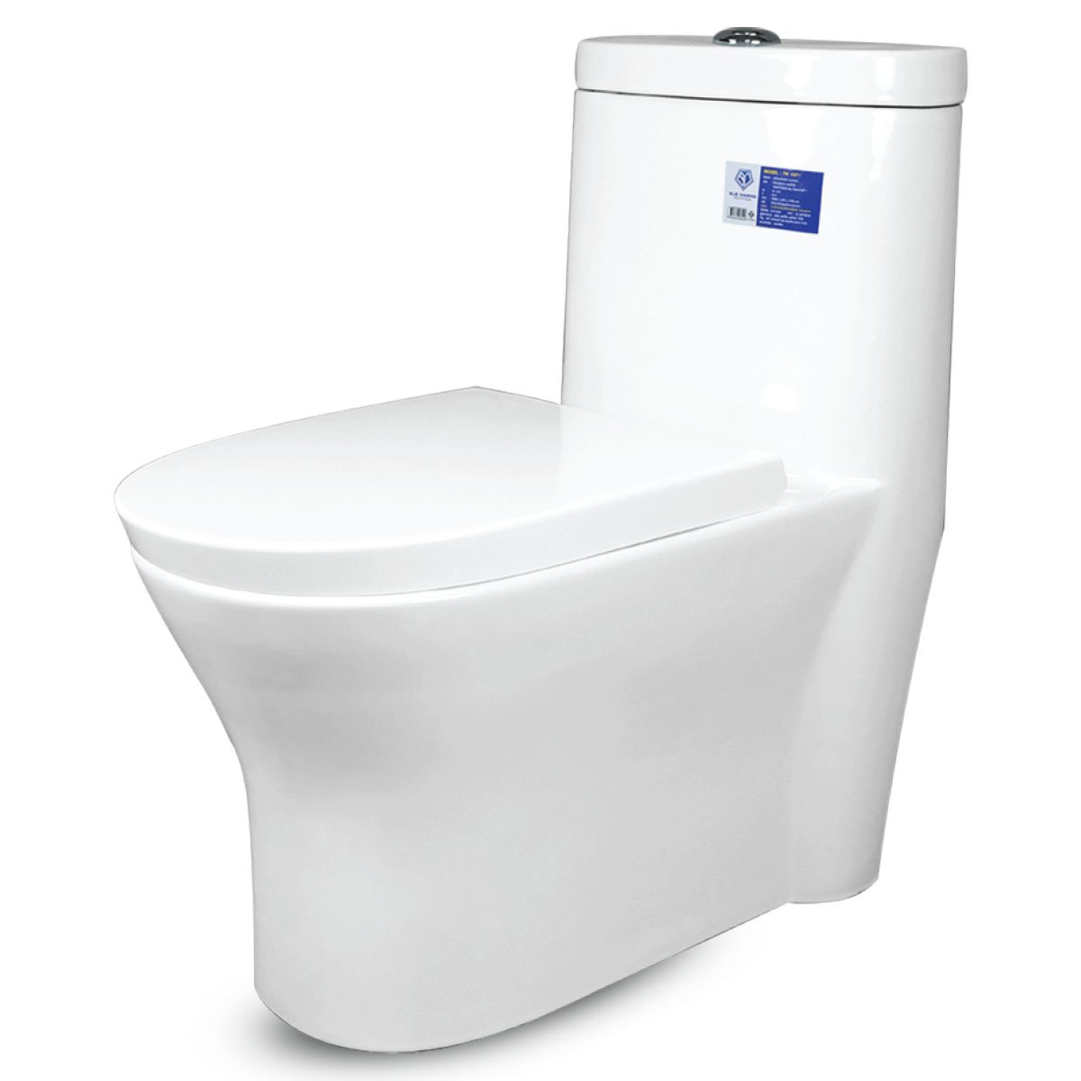 Blue Diamond One Piece Sanitary Ware Model FH1871 Press Top