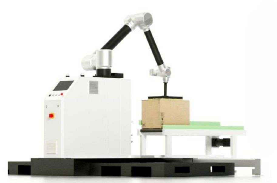 Collaborative Robots Workstation Is A Small Goods Handling Wi