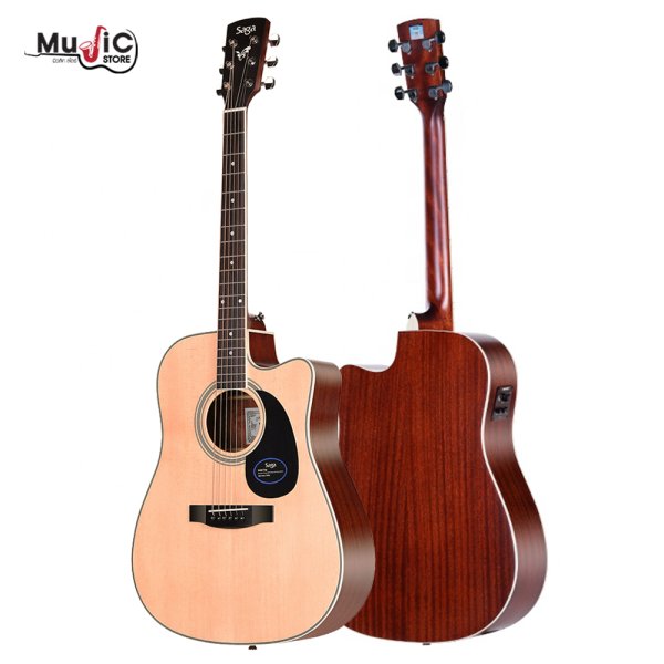 Saga Sf Ce Acoustic Electric Guitar Musicstoreshop