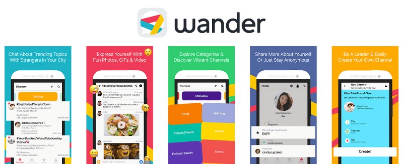 แอพพลิเคชันแชทกลุ่ม Wander ที่พัฒนาโดยประเทศสิงคโปร์ กำลังจ่อบุกตลาดประเทศไทย 