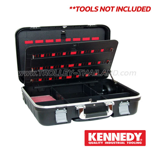 KEN-593-2520K กระเป๋าเครื่องมือทรงเจมส์บอนด์ (มีล้อลาก) Polypropylene Technical Service Tool Case