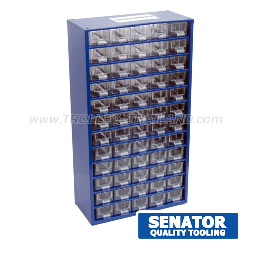 SEN-593-5220K กล่องเครื่องมือพลาสติกมีลิ้นชัก กล่องเก็บอะไหล่ (สีน้ำเงิน) SERVICES CASES