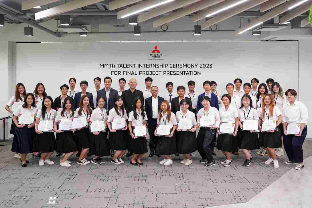Mitsubishi_Motors_Thailand_Grants_Awards_to_Five_Project_Winners_of_the_5th_MMTh_Talent_Internship_Program