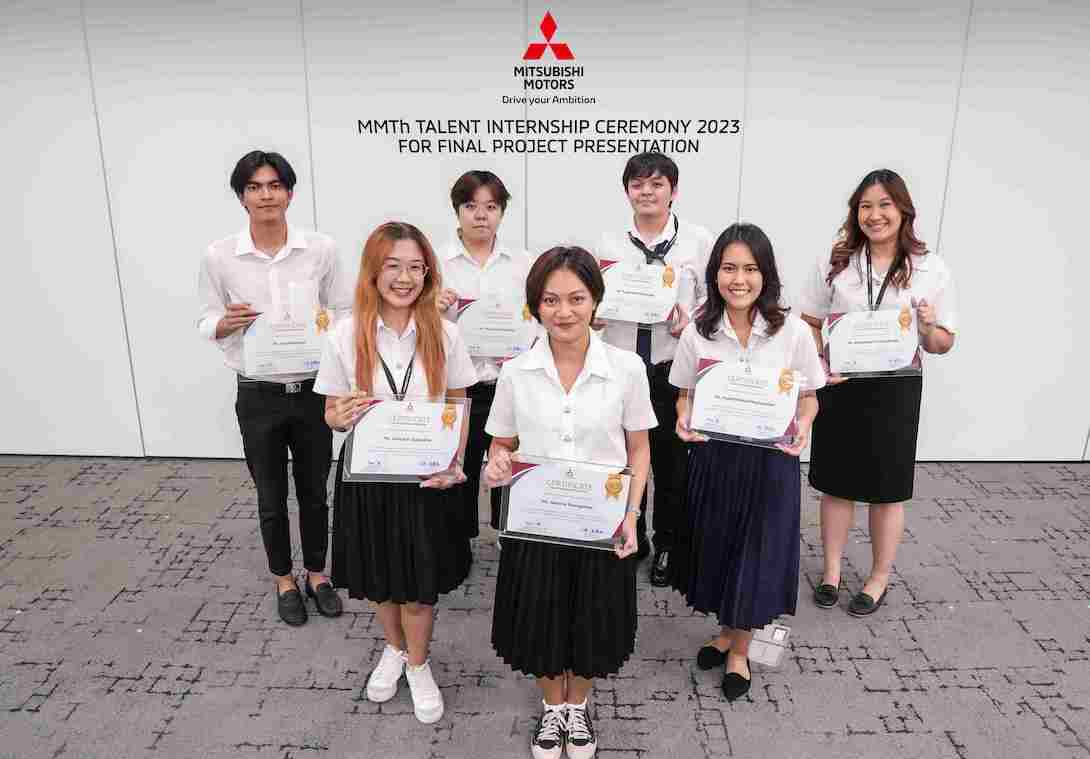 Mitsubishi_Motors_Thailand_Grants_Awards_to_Five_Project_Winners_of_the_5th_MMTh_Talent_Internship_Program