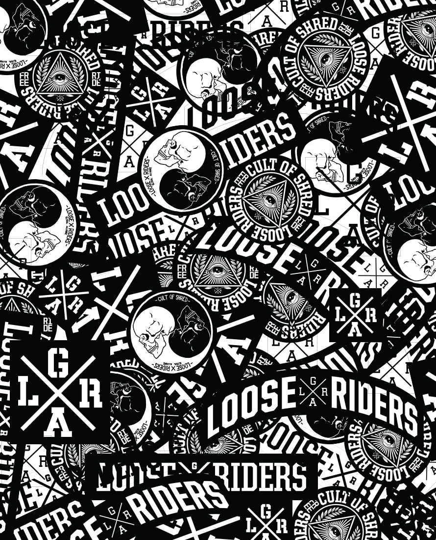 Loose Riders STICKER PACK  Accessories Stickers 