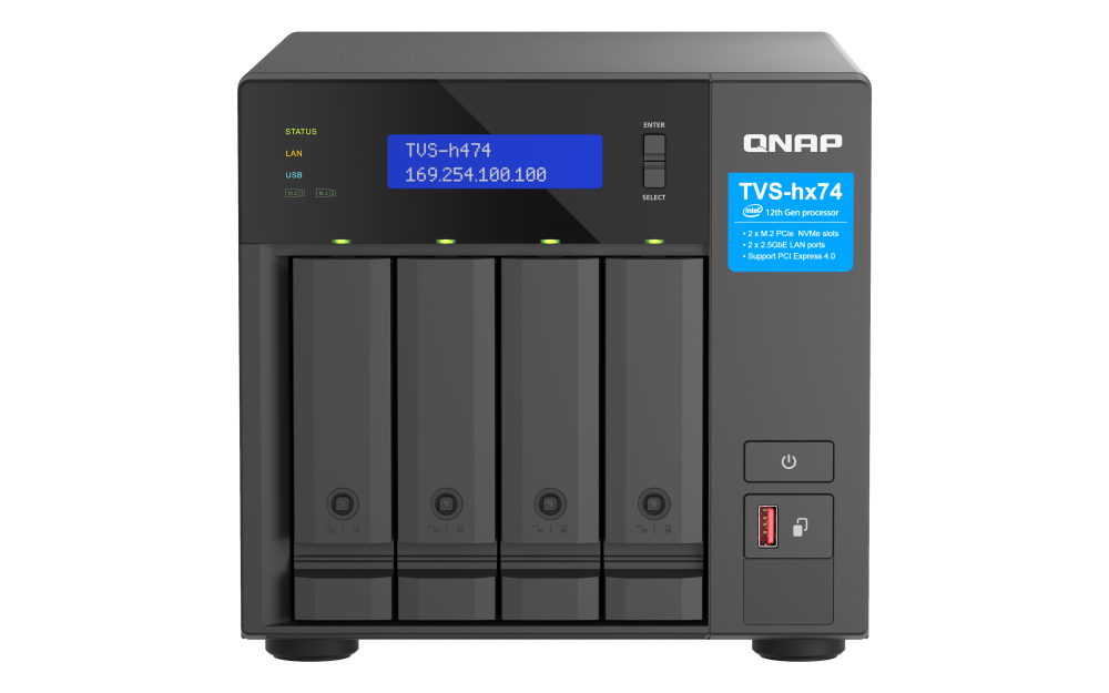 NAS QNAP 4-Bay (TS-433-4G)