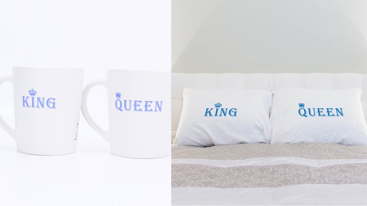 King And Queen Gift Set