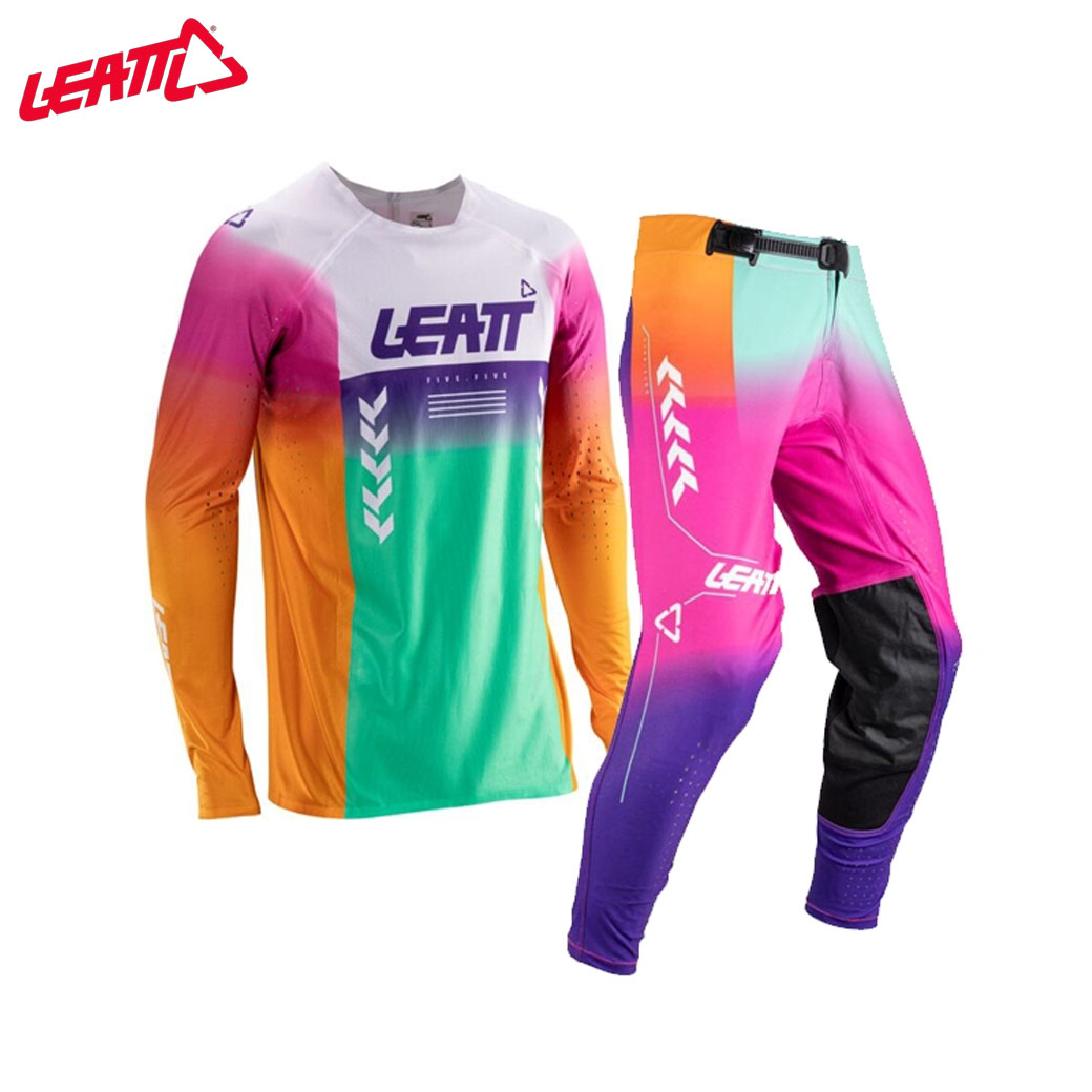 LEATT MOTO 5.5 I.K.S JERSEY&PANT TIGER PINK V26