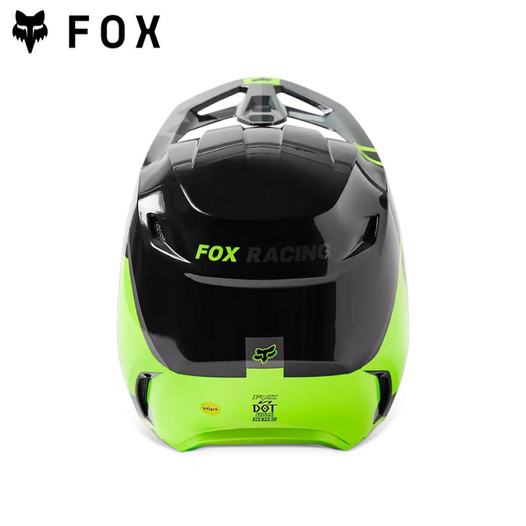 FOX V1 XPOZR HELMET, DOT/ECE BLACK/GREY