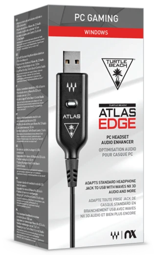 Turtle Beach Atlas Edge PC Audio Enhancer for PC ซาวน์การ์ด USB ขนาดเล็กแต่ฟีเจอร์ระดับสูง