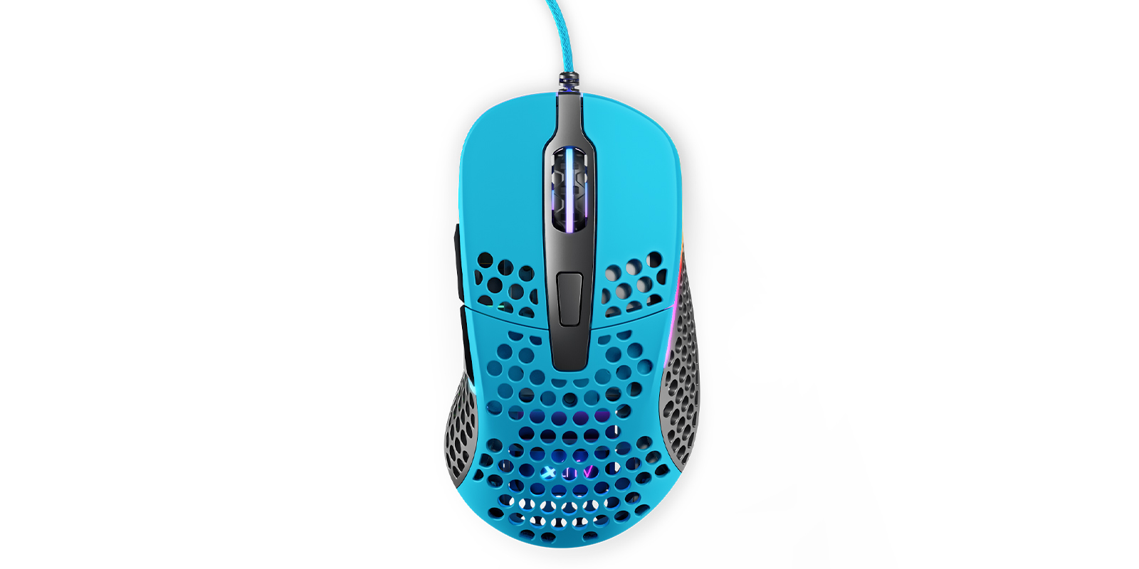 XTRFY M4 RGB, Gaming Mouse, Miami Blue