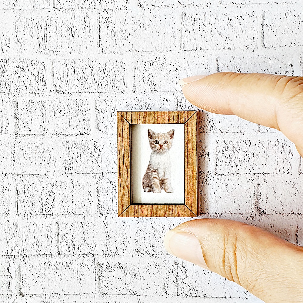 Cat Kitten Pet Picture Frame Nursery Wall art Decoration
