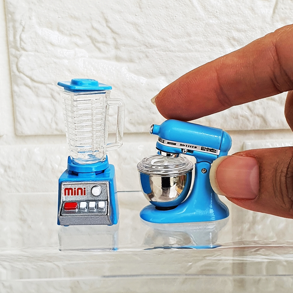 Dollhouse Miniatures Kitchenware Mixer Blender Kitchenaid Machine
