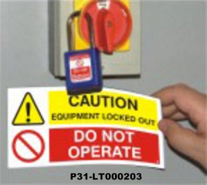 MAGNETIC LOCKOUT SIGNS