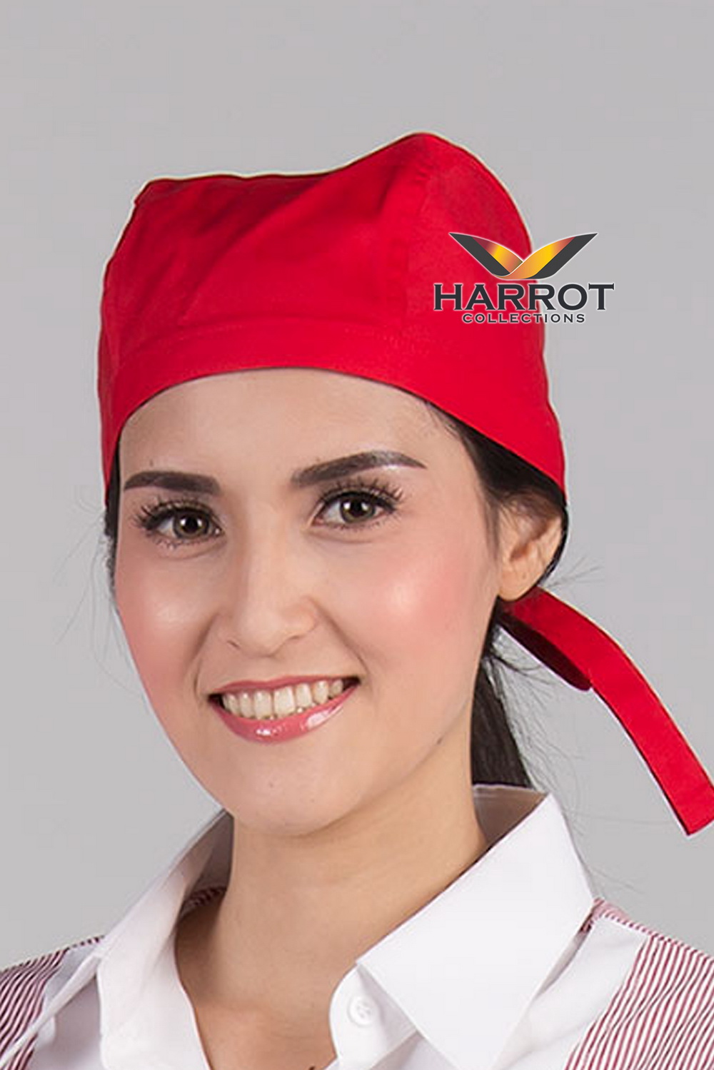 Red Chef Head Wrap