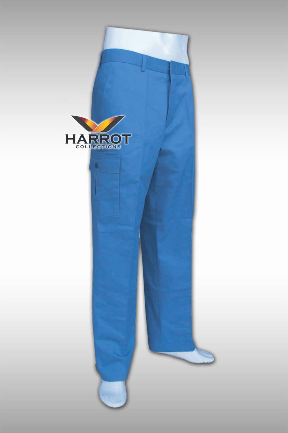 Electric blue pants leg pocket on the side Shop Trouser