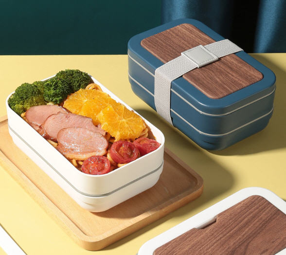 กล่องข้าวพลาสติก,กล่องข้าว2ชั้น,กล่องใส่อาหาร,กล่องข้าวไมโครเวฟ,กล่องข้าวเข้าไมโครเวฟได้
