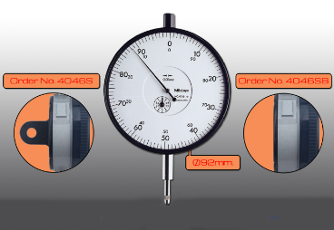 Large Dial Indicators Range 0 - 10mm. Graduation 0.01mm [series 4046]