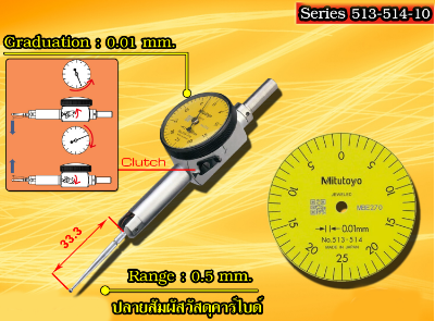 Dial Test Indicator Pocket Type [Series 513-514]