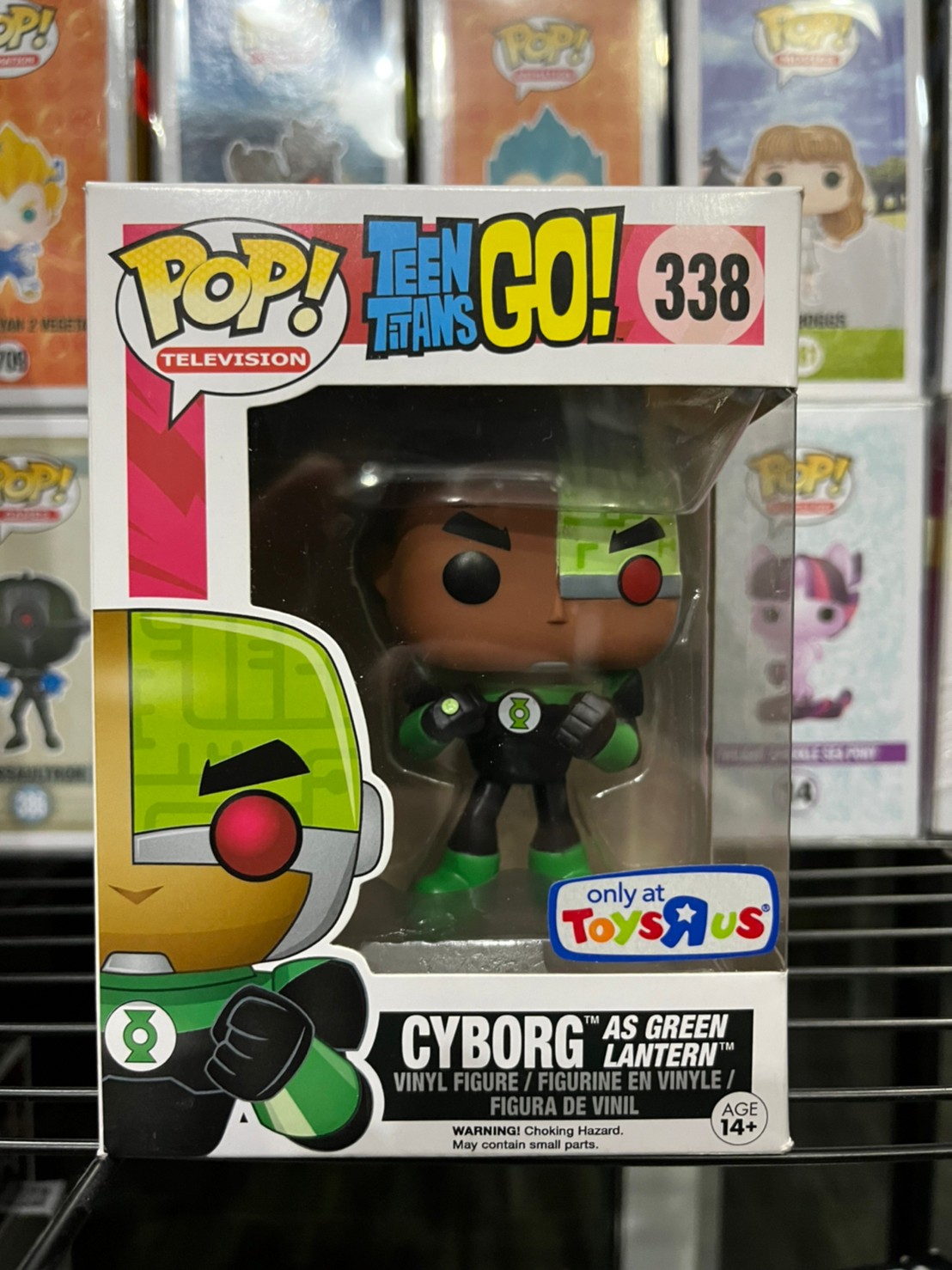 cyborg as green lantern funko pop