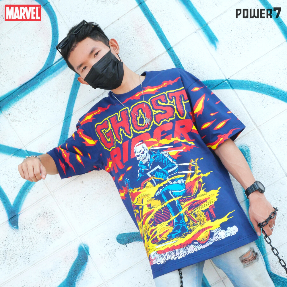 [OVP] Marvel Ghost Rider Oversize T-Shirts (2021-514)
