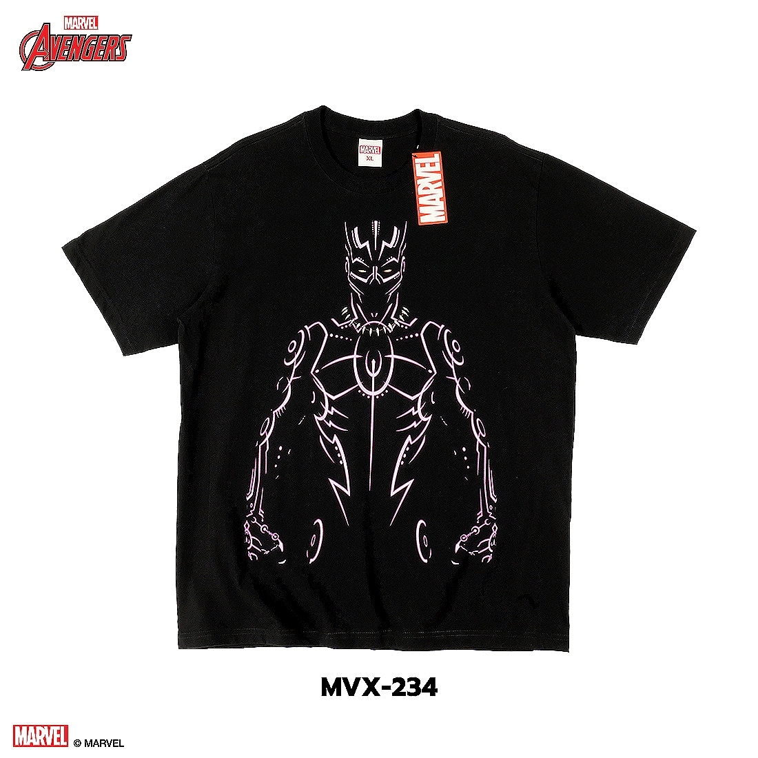 Black Panther Marvel Comics T-shirt (MVX-234)