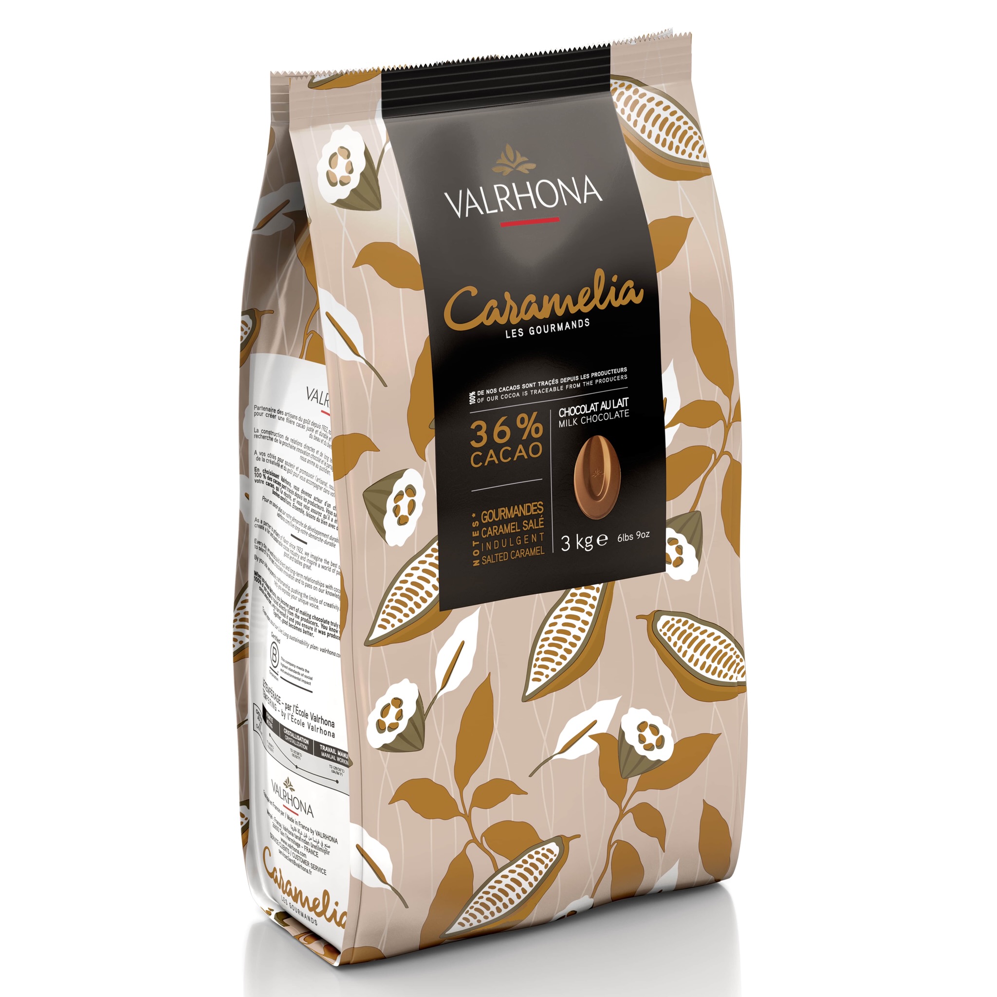 VALRHONA Caramélia 36% - Milk Chocolate