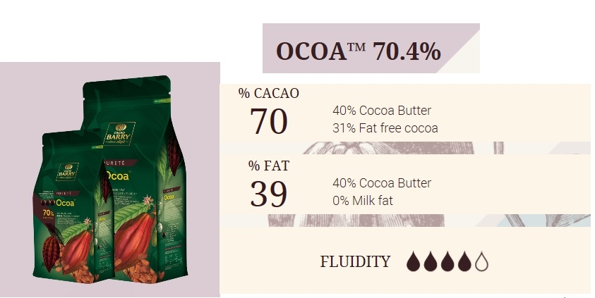 CACAO BARRY OCOA™ 70% - Dark Chocolate