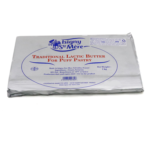 Isigny Sainte-Mère NON AOP Traditional Lactic Butter for Puff Pastry 10 kg (Unsalted Butter) - เนยทำครัวซองค์