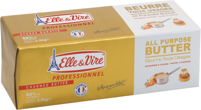 Elle&Vire 82% All Purpose Butter 2.5kg - เนยจืด