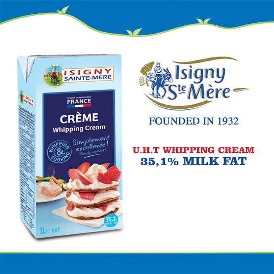 Isigny Sainte-Mère U.H.T Whipping Cream 1ลิตร - วิปปิ้งครีม