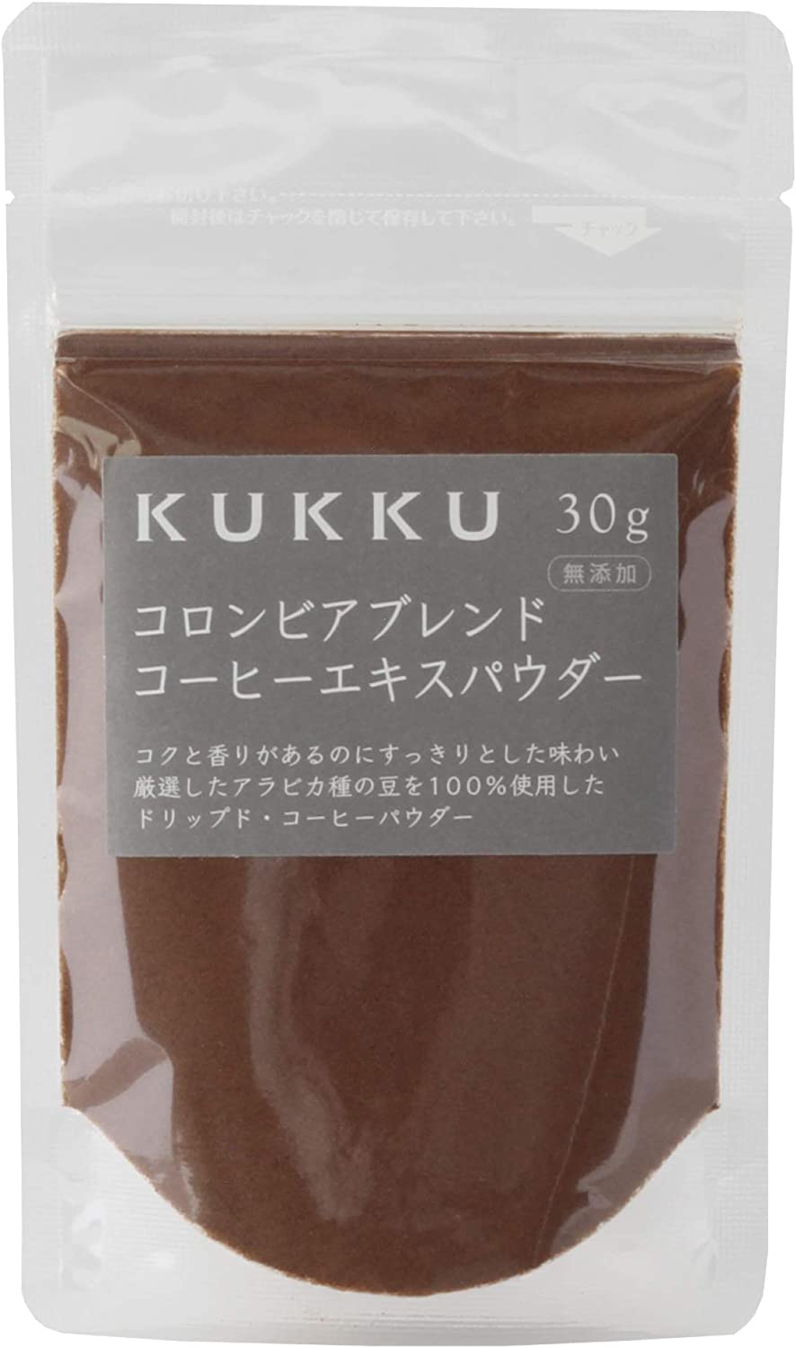 KUKKU Columbia Blend Coffee Extract Powder 30g Additive-Free Coffee Powder