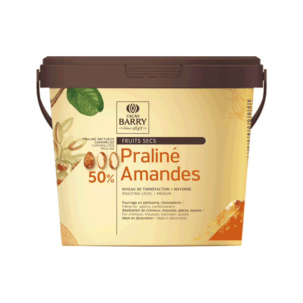 CACAO BARRY Almonds Praline 50% - อัลมอนด์พารีน (Praliné 50% Almonds)