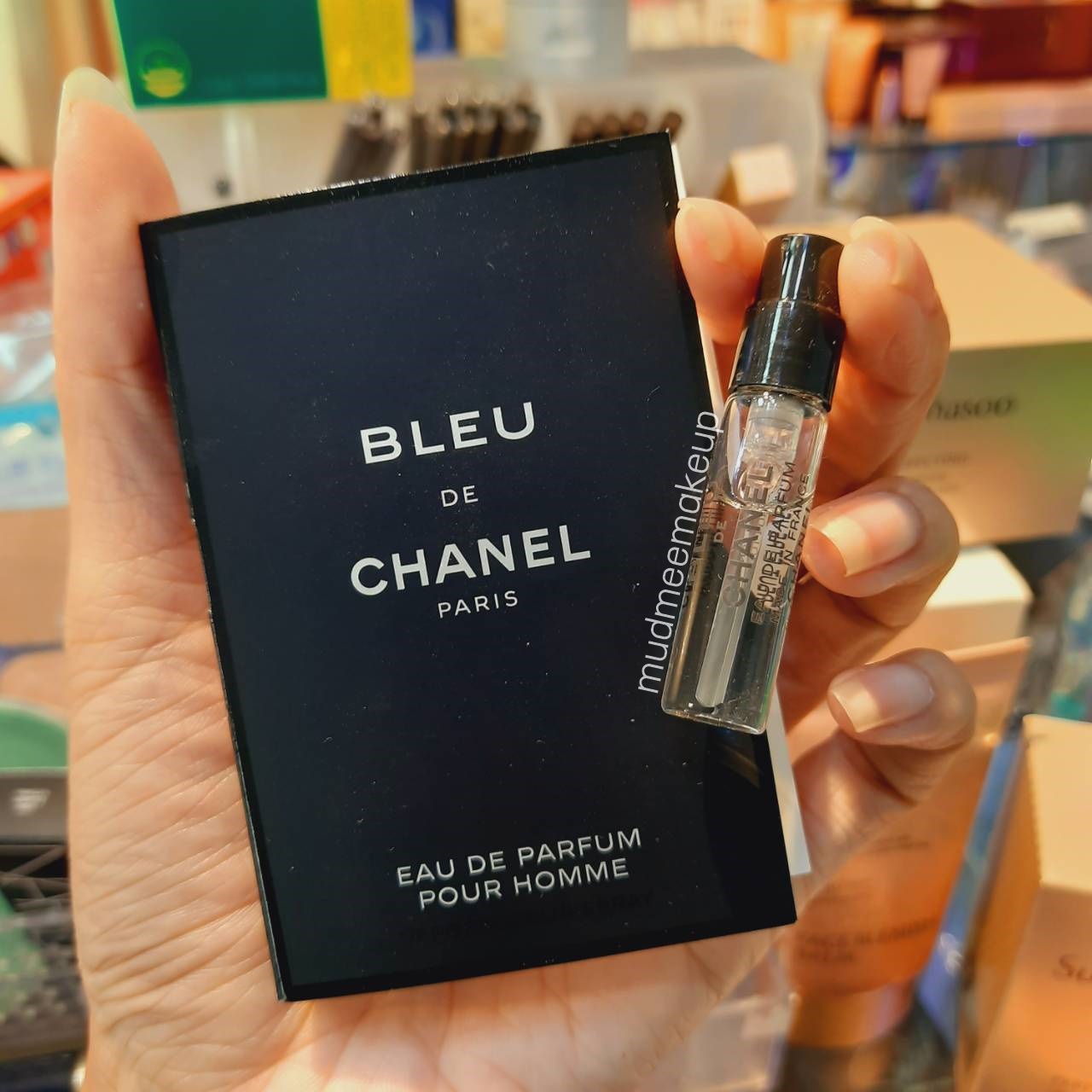 น้ำหอม Chanel BLEU DE CHANEL EDP POUR HOMME SPRAY ขนาดทดลอง 1.5ml แบบสเปรย์