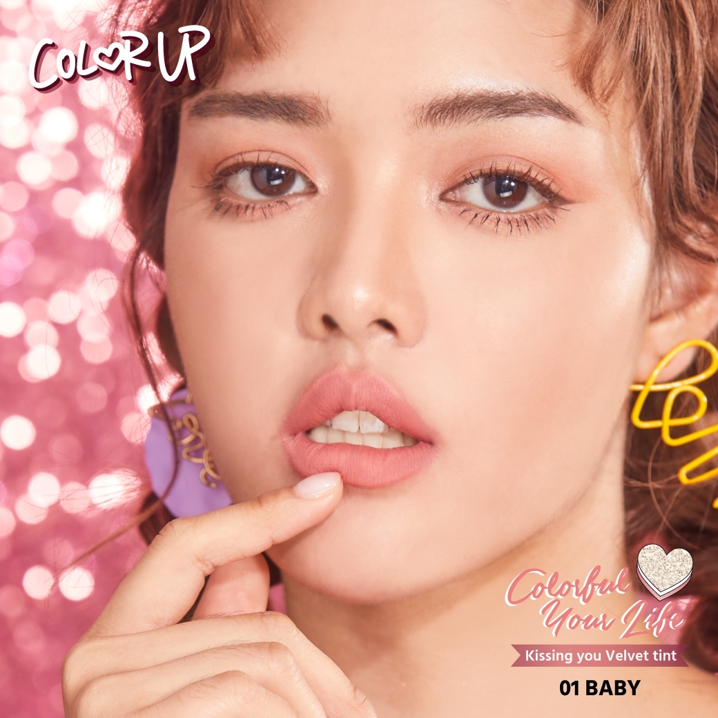 COLOR UP KISSING YOU VELVET TINT (ฝาทอง) #01 BABY