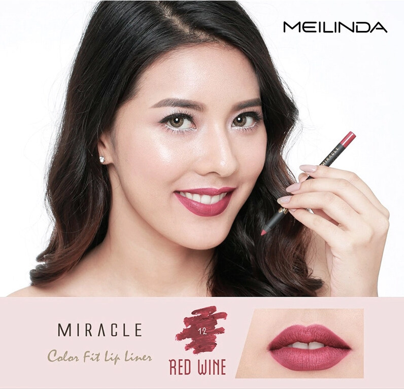 Mei Linda Miracle Color fit Lip Liner #12 Red Wine