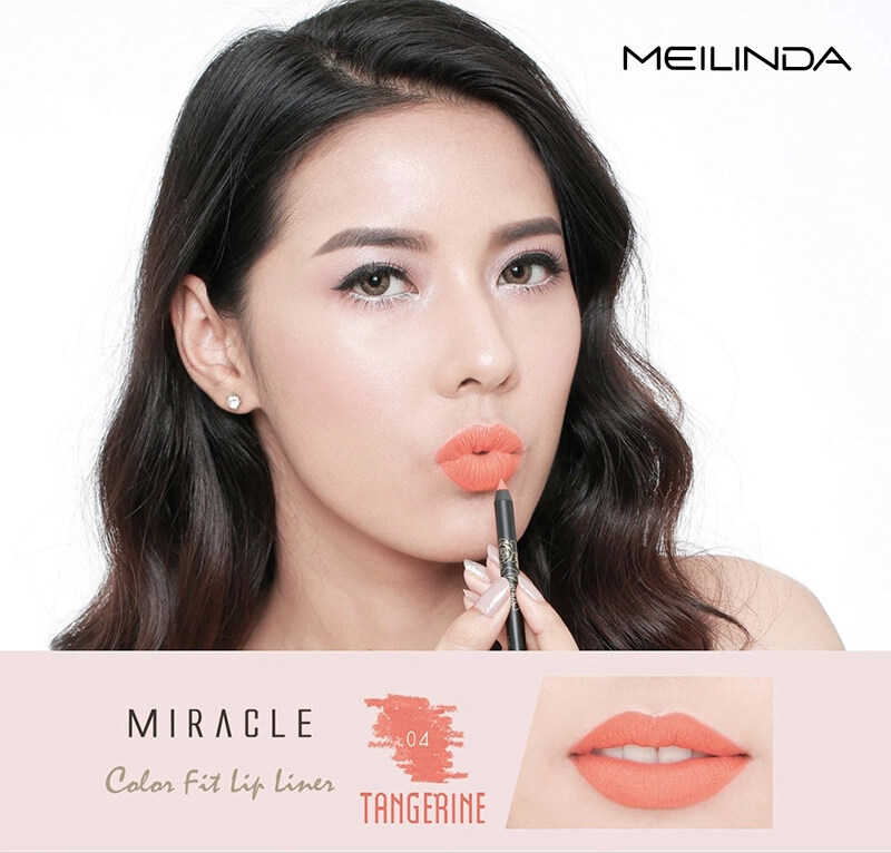 Mei Linda Miracle Color fit Lip Liner #04 Tangerine
