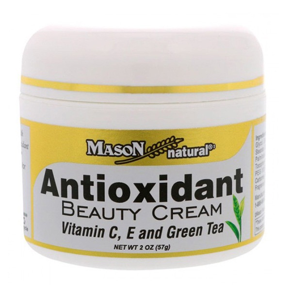 Mason Natural ANTIOXIDANT BEAUTY CREAM VITAMIN C,E AND GREEN TEA 57g.