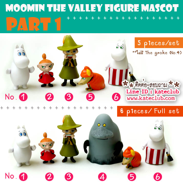 Moomin The Valley Figure Mascot Part 1