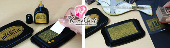 หมึกปั๊ม Stazon metallic
