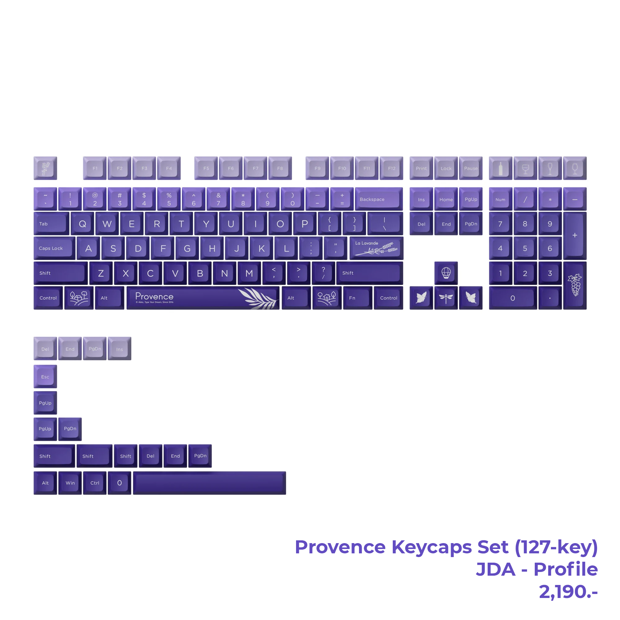 AKKO Provence - JDA Profile 127keys