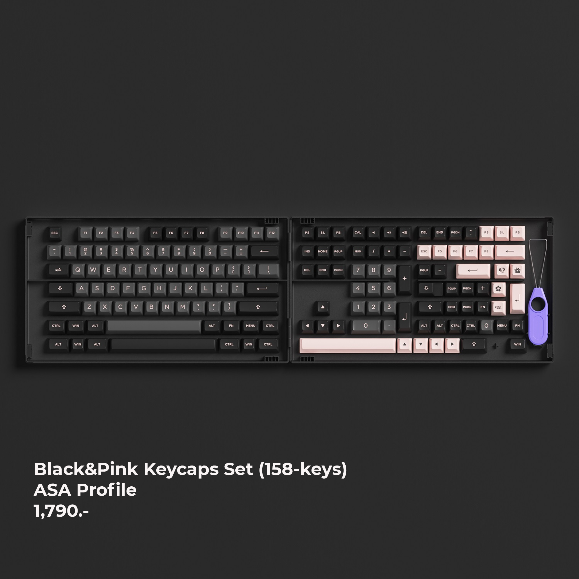 AKKO Black&Pink - ASA Profile 158keys