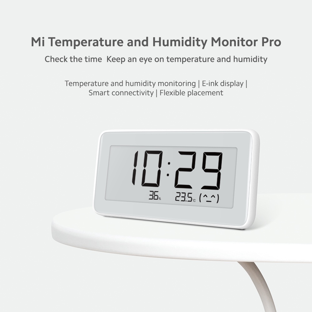 Xiaomi Mi Temperature and Humidity Monitor Pro & Clock