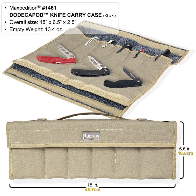 MAXPEDITION Maxpedition DODECAPOD 12-KNIFE CARRY CASE