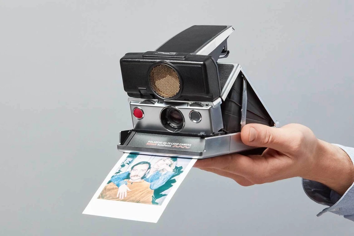 Polaroid SX-70 Autofocus Instant Camera (Referbished Vintage 