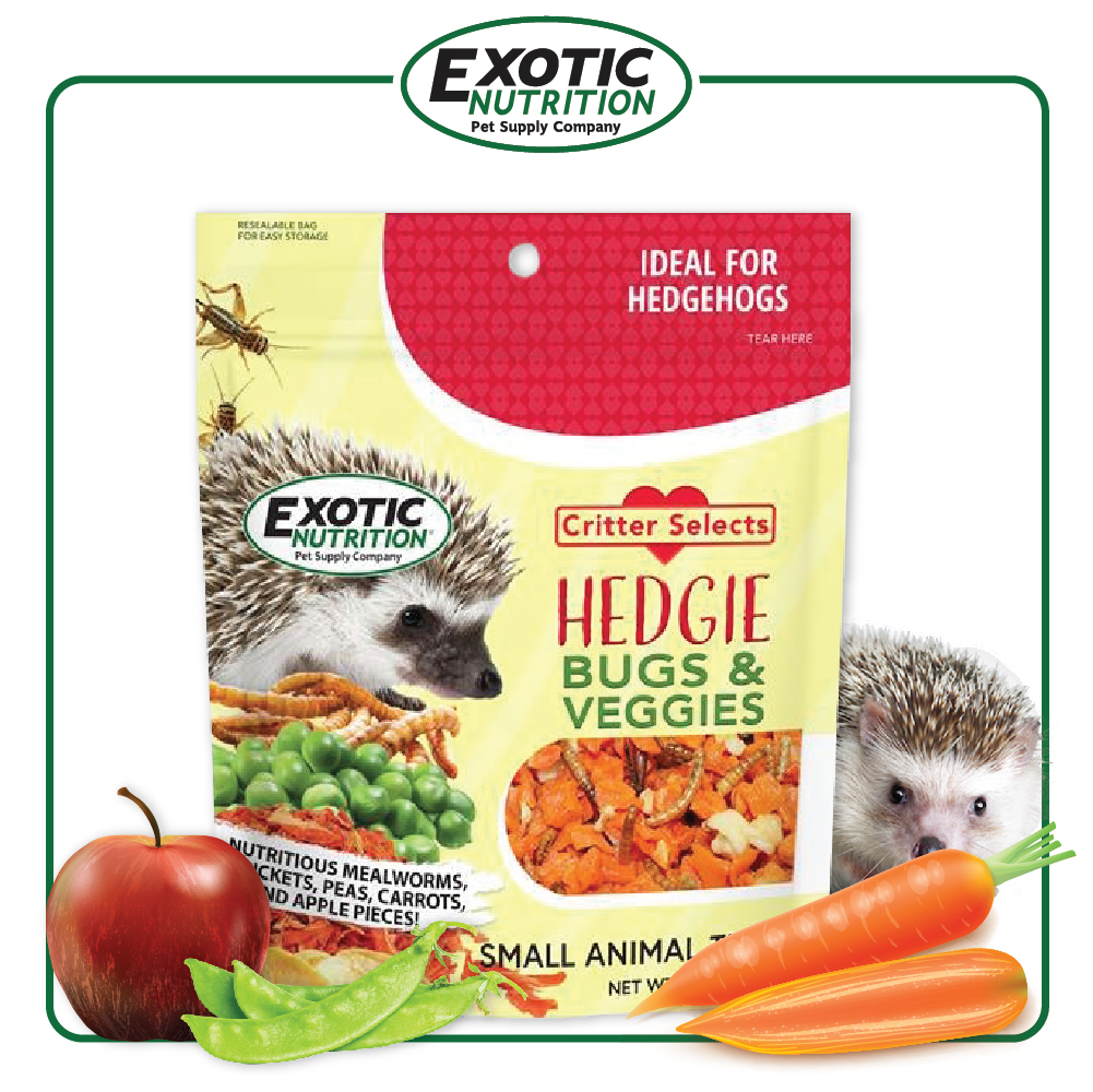 CRITTER SELECTS Hedgie Bugs & Veggie Treat