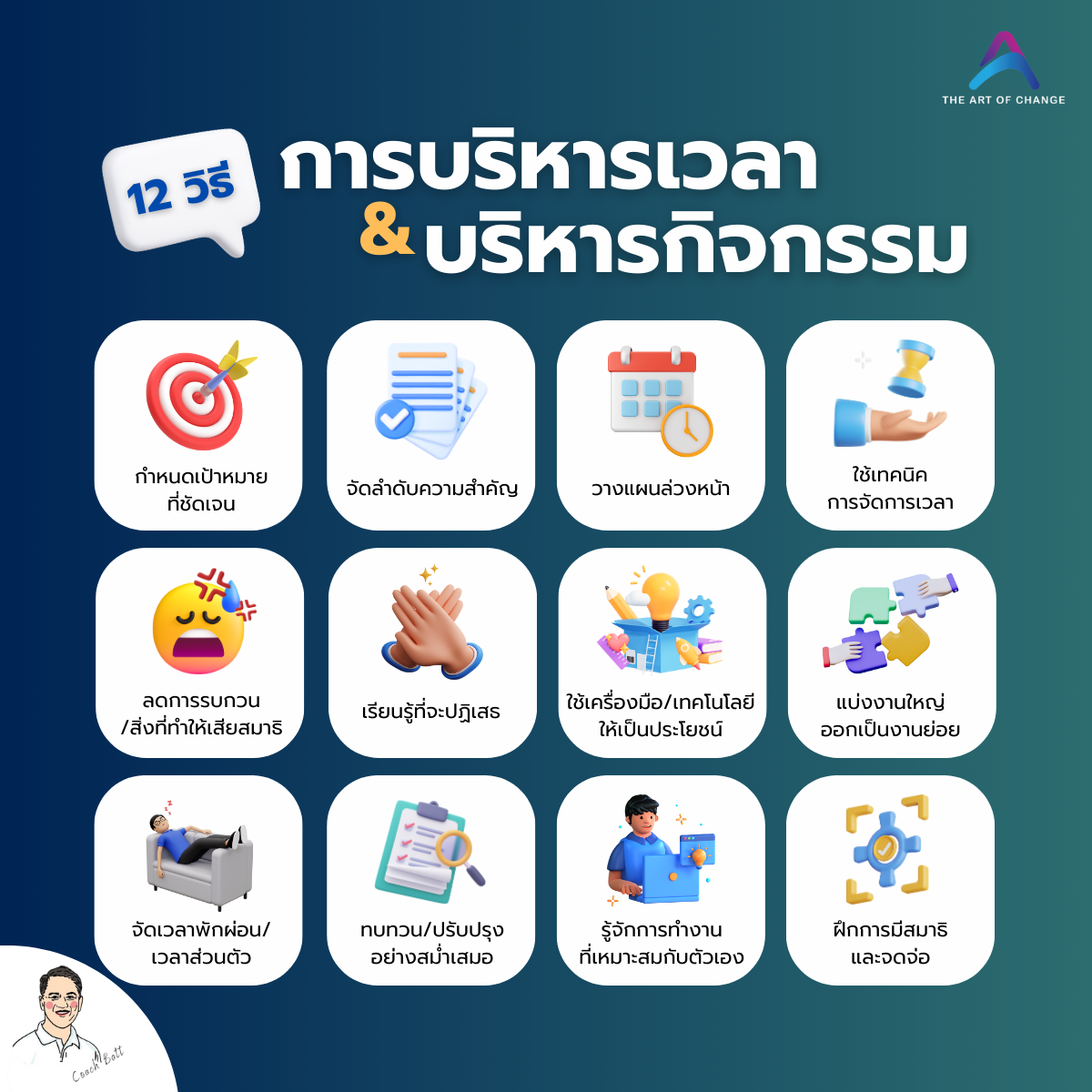 การบริหารเวลาและรักษาความต่อเนื่องในการเรียนรู้