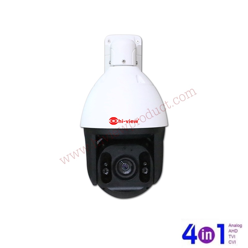 HA-394PTZ20 กล้องวงจรปิดไฮวิว 2 ล้านพิกเซล ใช้งานภายนอกและภายใน หมุนได้ 360 องศา ก้ม/เงย 90 องศา ซูมแบบ Optical ได้ 20 เท่า (Hiview Speed Dome Lans Focal 4.9 – 97 mm. Camera 2 MP 4 in 1)