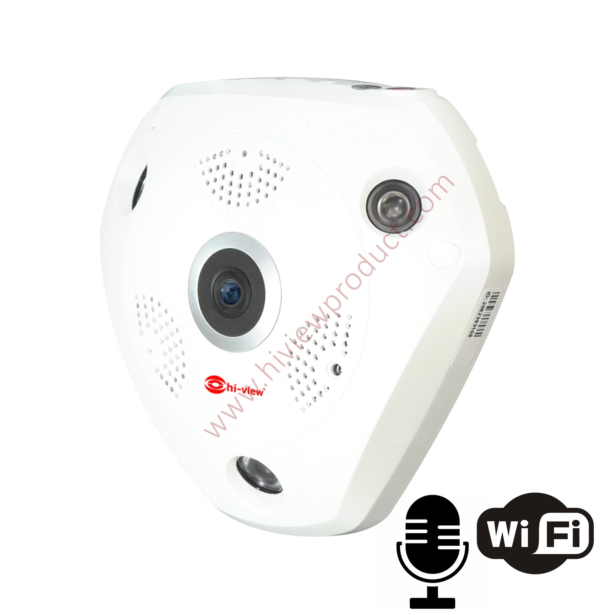 HW-33VR30-2 กล้องวงจรปิดไฮวิว 360 องศา 3 ล้านพิกเซล ใช้งานภายใน มีไมค์ในตัว พูดคุยผ่านตัวกล้องได้ Hiview VR Camera 360 ํ 3 MP Two way audio Mic and Speaker Built-in