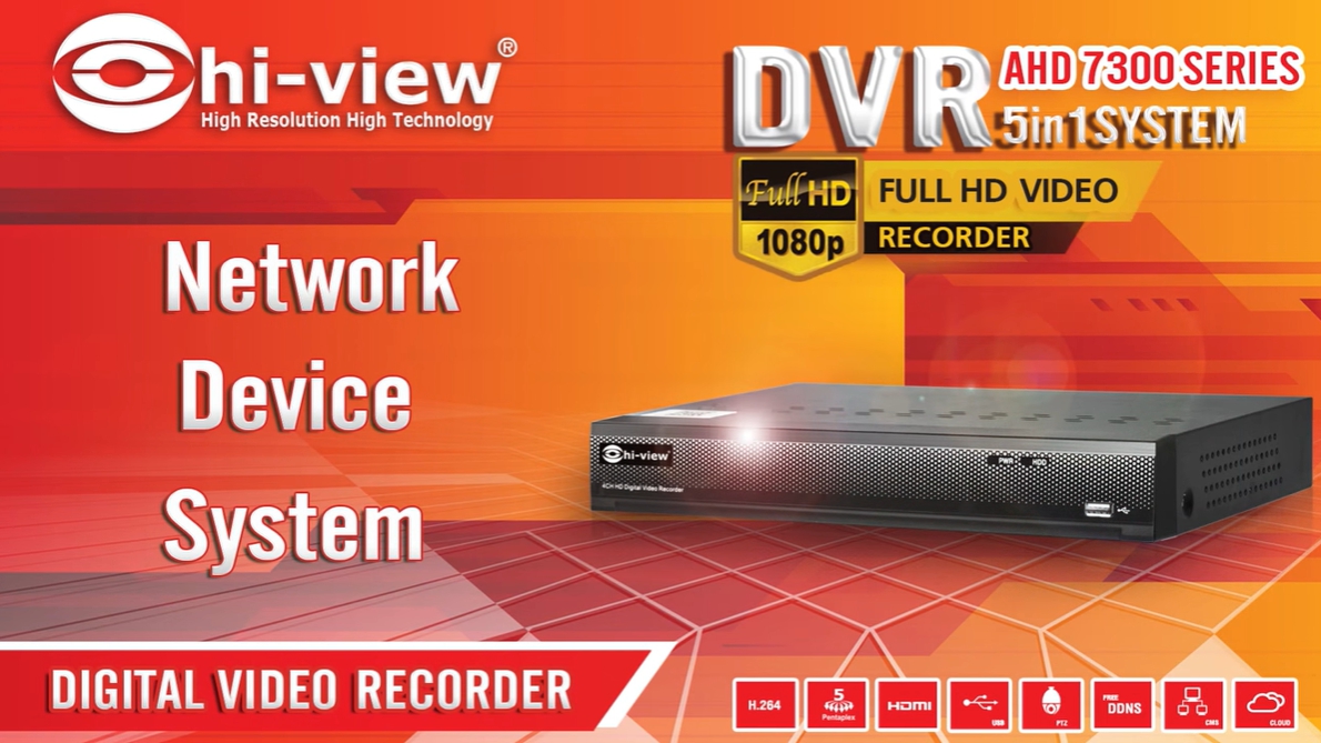 ตอน เครื่องบันทึกภาพ DVR AHD 7300 SERIES แนะนำ Network เมนู Device เมนู System